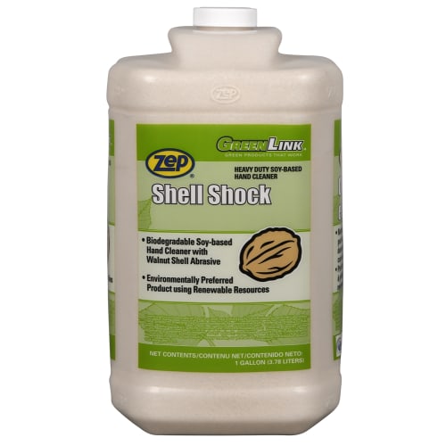 Shell Shock Heavy-Duty Hand Cleaner with Soy Solvents and Walnut Shells, 1 Gallon